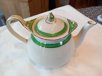 Buy Queens Green Solian Ware Teapot Superb Condition Corbridge UK Sono  Vintage  • 18£