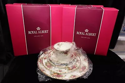Buy Royal Albert Old Country Roses 20 Pieces In Boxes 5 Piece Settings For 4 • 188.61£