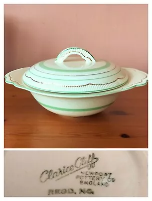 Buy Antique Clarice Cliff Newport Pottery Art Deco Terrine Serving Dish • 33£