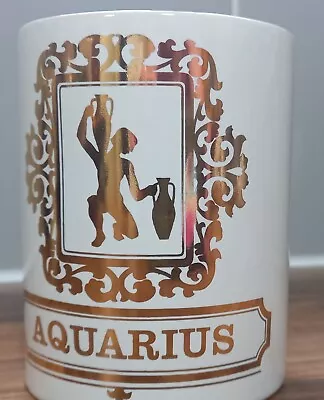 Buy Aquarius Zodiac Mug Hornsea Pottery • 5£