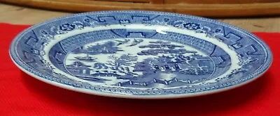 Buy Crown Pottery Willow Pattern Decorative Plate • 3£