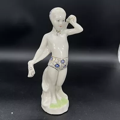 Buy Girl Bather USSR Russian Porcelain Figurine Vintage 8447 Polonoe Read • 84.40£