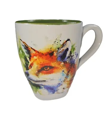 Buy Dean Crouser Watercolor Coffee Mug Red Fox Splash Style FOX Jumbo Ceramic • 17.29£