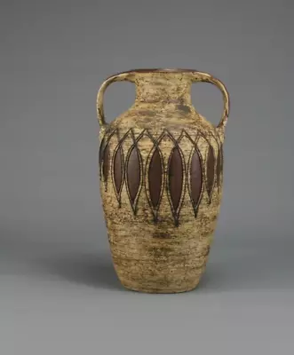 Buy Mid-century Ceramic 30cm 1960s Studio  Terraform  Vase By Fritz Göllner • 45£