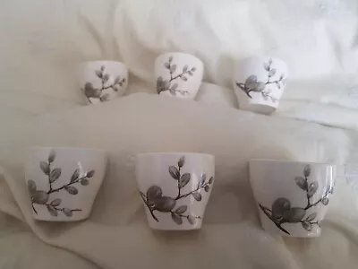 Buy 6 X Mint Cond Midwinter Staffordshire Pussy Willow Egg Cups • 11.95£