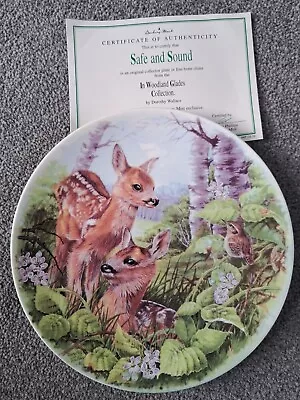 Buy Wedgewood Plate In Woodland Glades Deers, Safe & Sound, With Certificate • 5£