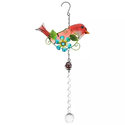 Buy  Stained Glass Bird Window Hanging Feng Shui Crystals Pendant Branches • 12.59£
