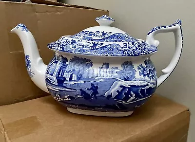 Buy Copeland Spode Blue Italian Teapot  Vintage • 50£