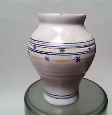 Buy Rye Pottery  Sussex Hand Decorated Vase   9 Cm Tall Unusual Mark • 32£