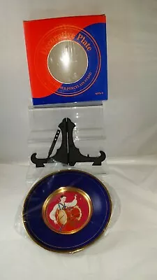 Buy Wonderful Korean Plate And Stand Gold Rimmed Porcelain Decorative New & Boxed • 7.50£