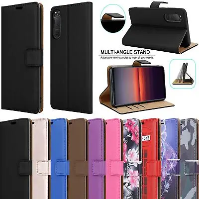 Buy For Sony Xperia L4 10 5 1 III 5G Magnetic Leather Wallet Stand Phone Case Cover • 4.45£