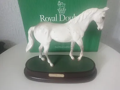 Buy ROYAL DOULTON HORSE DESERT ORCHID RACEHORSE GREY MATT MODEL No. DA 184 • 64.99£