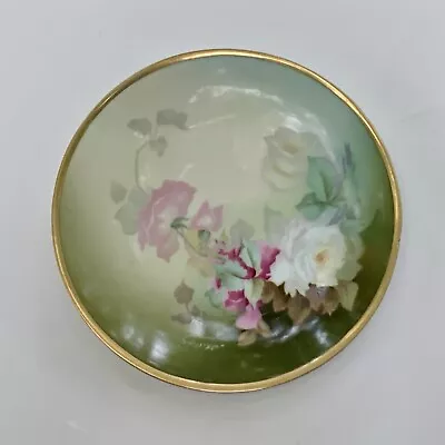 Buy Thomas Sevres Bavaria Mes Favoris Hand Painted Roses 8.5  Signed Luncheon Plate • 42.58£