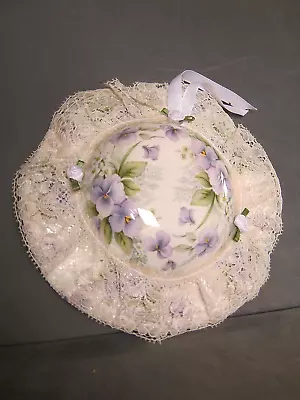 Buy Fenton Bone China - Ladies Floral Hat.   VGC • 1.99£