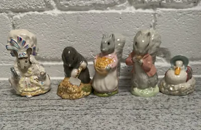 Buy 5 Royal Albert Beatrix Potter Figures All Absolutely Perfect & Boxed Buy Now £75 • 75£