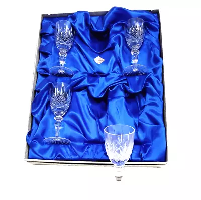 Buy Edinburgh Crystal Continental Collection Wine Glass Set Of 4 Port/ Sherry -T04 • 23£