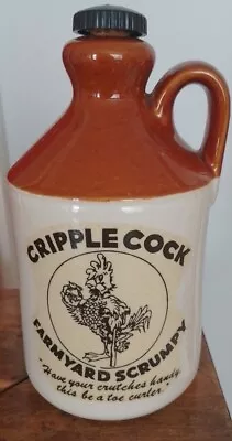 Buy Vintage Stoneware Cripple Cock Farmyard Scrumpy Cider Bottle Cornwall Cornish • 10£