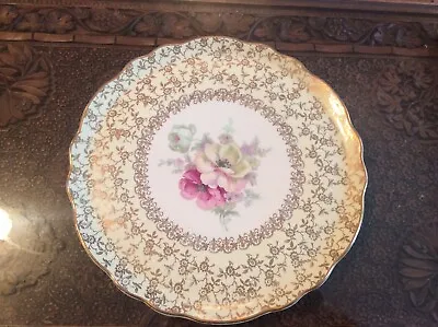 Buy Old Foley Ware James Kent Chintz Cake Plate 10.5 Inches Immaculate Vintage • 9£