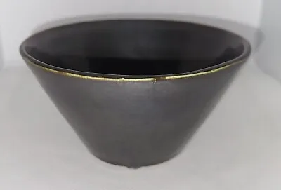 Buy Vallauris Pottery Green Crackle Glaze Bowl • 4.99£