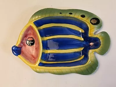 Buy  Ceramic Fish Side Bowl Or Trinket Keeper Hand Painted • 7.67£