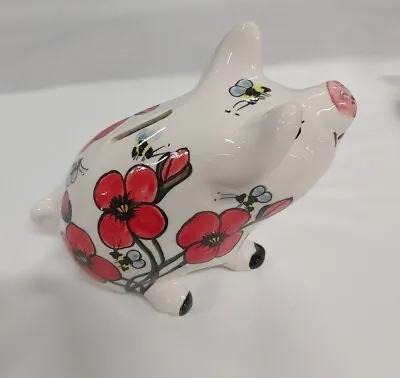 Buy Pottery Pig Money Box Babbacombe Pottery  Traditional Or Poppies You Choose  • 24.99£