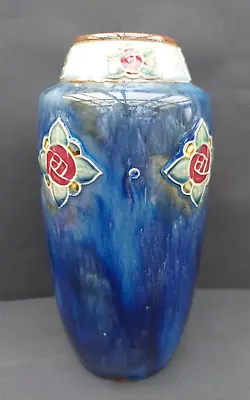 Buy Royal Doulton Art Deco Stoneware Vase. Signed MB UBW 8647C • 38£