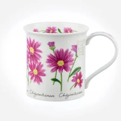Buy Dunoon Mugs Bute Autumn Flowers Chrysanthemum Fine Bone China Mugs • 20.95£