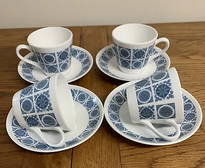 Buy Royal Tuscan  Charade  Demitasse Espresso 4 X Cup And Saucers Fine Bone China • 16.99£