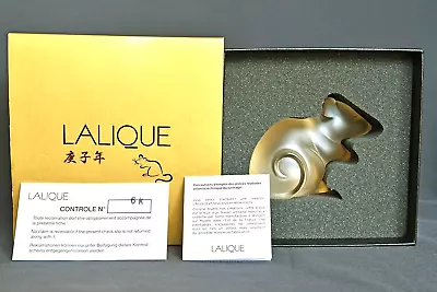 Buy Lalique Large Mouse, GOLD LUSTRE, 10686500, BNIB • 175£