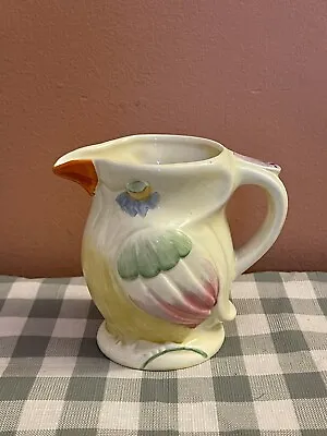 Buy Vintage Keele Street 1930’s Art Pottery Bird Parrot Hand Painted Milk Cream Jug • 5.70£