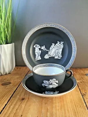 Buy Rare Antique F & R Pratt Old Greek Neoclassical Trio Cup Saucer Plate Chariot • 75£