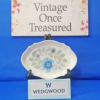 Buy Wedgwood CLEMENTINE * Oval Pin Dish / Trinket Tray * Fine English Bone China VGC • 8.50£