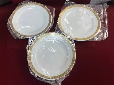Buy Noritake Bone China Dessert Plate 20cm Set Of 3 Gold Color Sakura • 81.07£