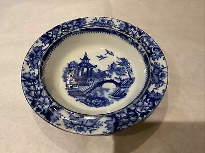 Buy Antique Old Alton Ware England Blue & White Small 14cm Width Berry Bowl • 5£