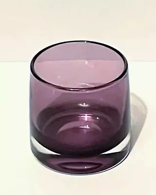 Buy Quality Heavy Purple / Amethyst Glass Tumbler • 12.99£