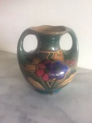 Buy ZUID Holland Gouda Pottery Vase Art Nouveau • 24.99£