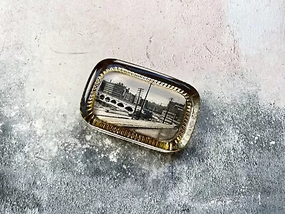 Buy Antique Glass Paperweight - Aqueduct Genesee River Rochester NY • 25£