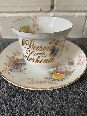 Buy A Present From Gateshead  Vintage Royal Albert Crown Teacup And Saucer Set • 9.99£