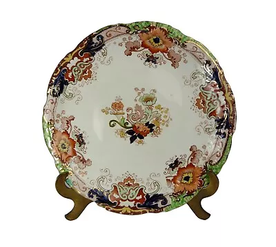 Buy Antique Burslem Windsor China Plate, Floral Flower Plate • 30£