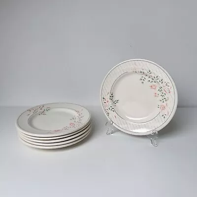 Buy English Ironstone Tableware EIT Side Plates Floral Ribbon Pattern X 6 UK Made 7  • 19.99£
