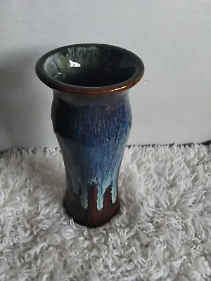 Buy Vintage Art Pottery Glaze Vase  Beautiful By  Bill Campbell Only USA.Local  • 67.40£