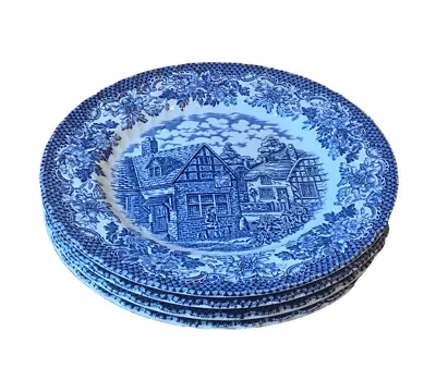 Buy Merrie Olde England Stoneware Four 26cm 9” Plates Hostess Tableware. No Crazing • 21.99£