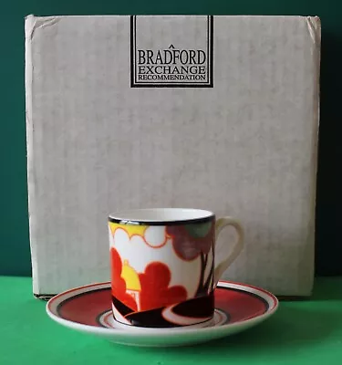 Buy Clarice Cliff / Wedgwood Cup And Saucer In Autumn Design, Boxed With COA • 15£