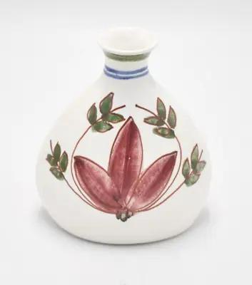 Buy Vintage Iden Pottery Rye Sussex England Bud Vase Floral Design • 9.95£