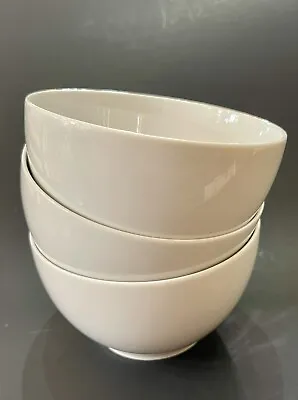 Buy Three (3) Thomas Rosenthal Group Germany LOFT WHITE Cereal Bowls • 49.61£