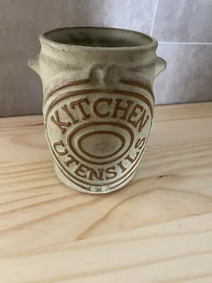 Buy Vintage Tremar Studio Pottery Kitchen Utensils Storage Jar Pot Good Condition • 8£