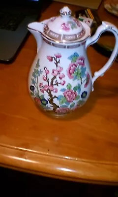 Buy Vintage New Chelsea Staffordshire Bone China Coffee Pot, Indian Tree Style Motif • 10£