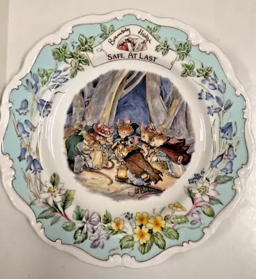 Buy Royal Doulton Brambly Hedge “Safe At Last” Plate  Boxed • 24.95£