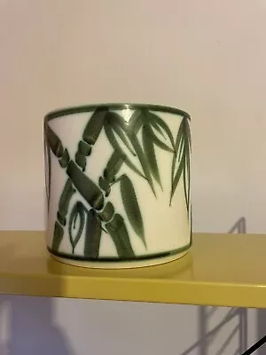 Buy Poole Pottery Plant Pot Bamboo Design In Excellent Condition Ideal Gift • 15.99£