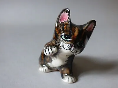 Buy L@@k Cute Vintage Lownds Babbacombe Pottery Feline Tabby Kitten Cat Free Uk P+p • 13.29£